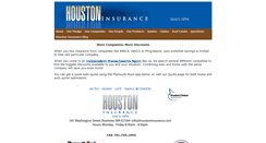 Desktop Screenshot of houstoninsurance.com